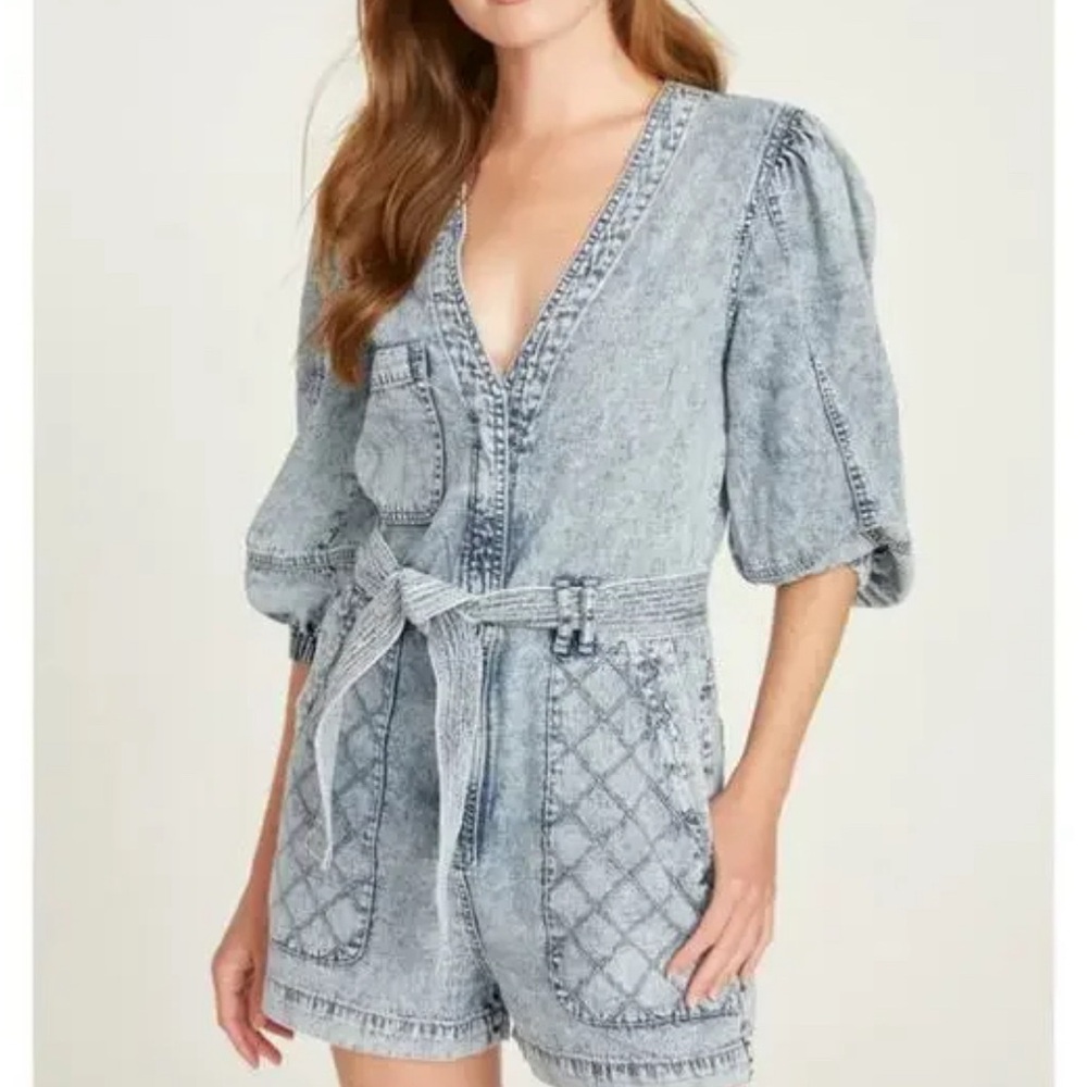 Driftwood Denim Romper